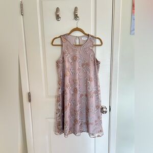 Calvin Klein Embroidered Dress